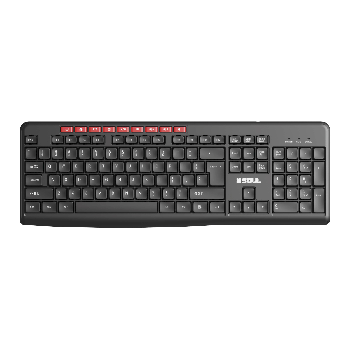 Teclado Inalambrico Multimedia - Soul Office