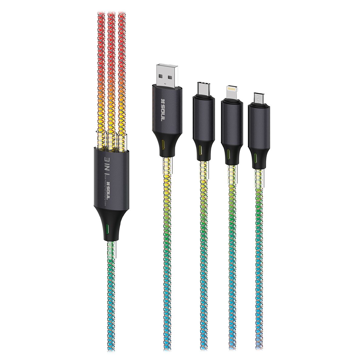 Cable de Datos RGB 3en1 - Soul
